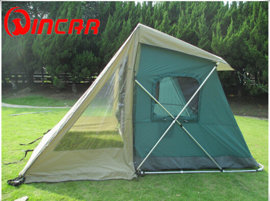 150D أكسفورد النسيج خيمة ومظلة 2.5M الأخضر × 2M للتخييم